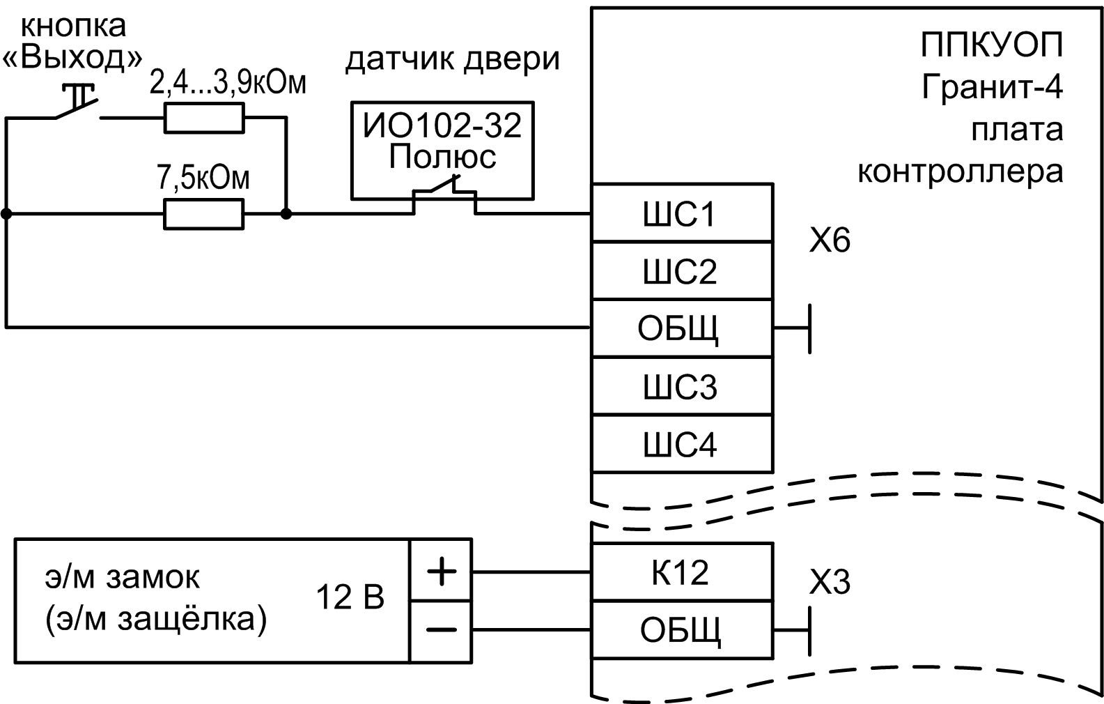 Прибор приемно-контрольный и управления охранно-пожарный «Гранит 2». Изображение  6
